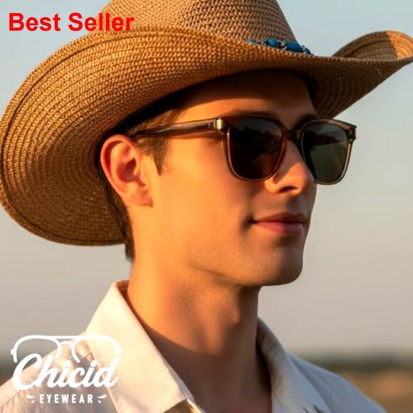 Polarized Square Sunglasses UV400 Protection Retro Style Unisex main image 7